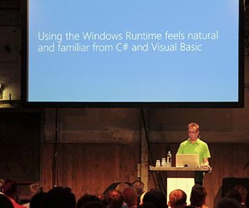 Fons Sonnemans op de Microsoft Dev Camps