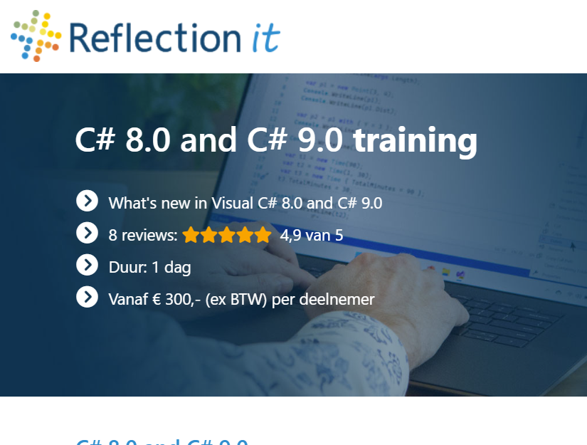 C 8 0 And C 9 0 Training Reflection IT